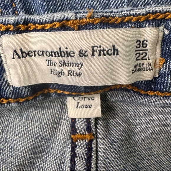 Abercrombie & Fitch Curve Love The Skinny High Rise Size 22 - Picture 8 of 9